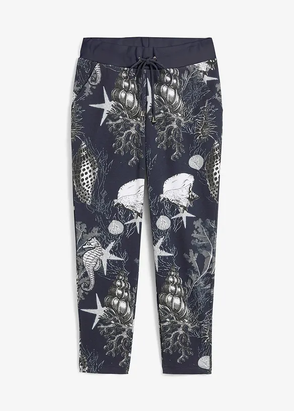 Pantaloni in felpa di misto cotone, bonprix