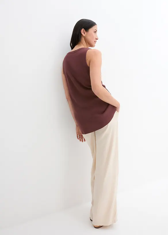 Top lungo in puro cotone, bonprix