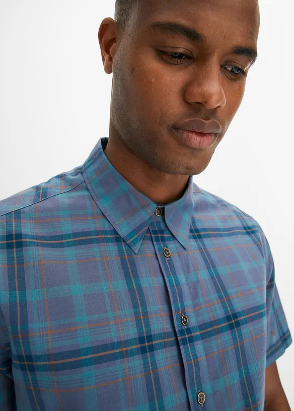 Camicia a maniche corte in puro cotone, bonprix