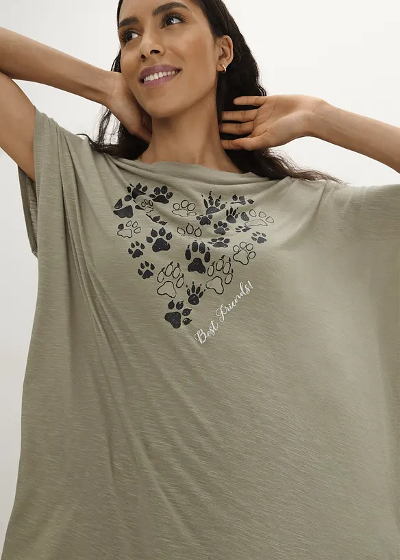 Maxi maglia in viscosa fluente, bonprix