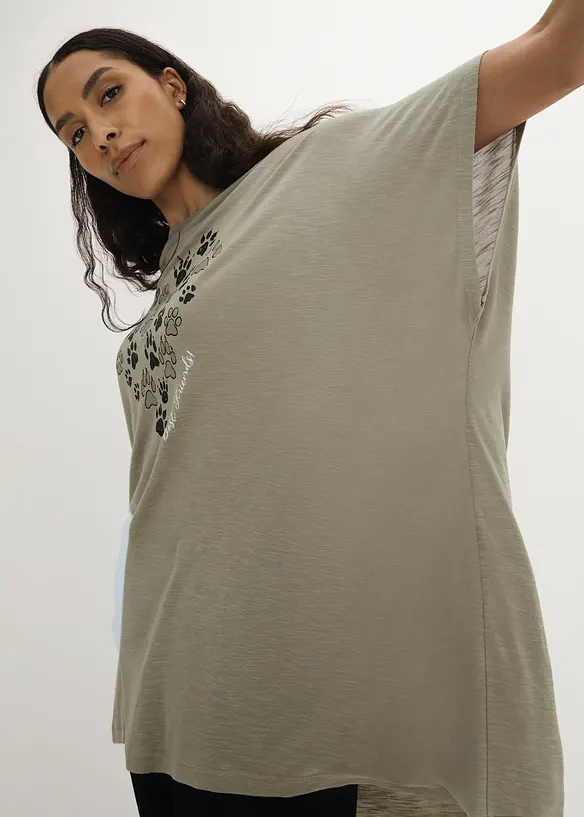 Maxi maglia in viscosa fluente, bonprix