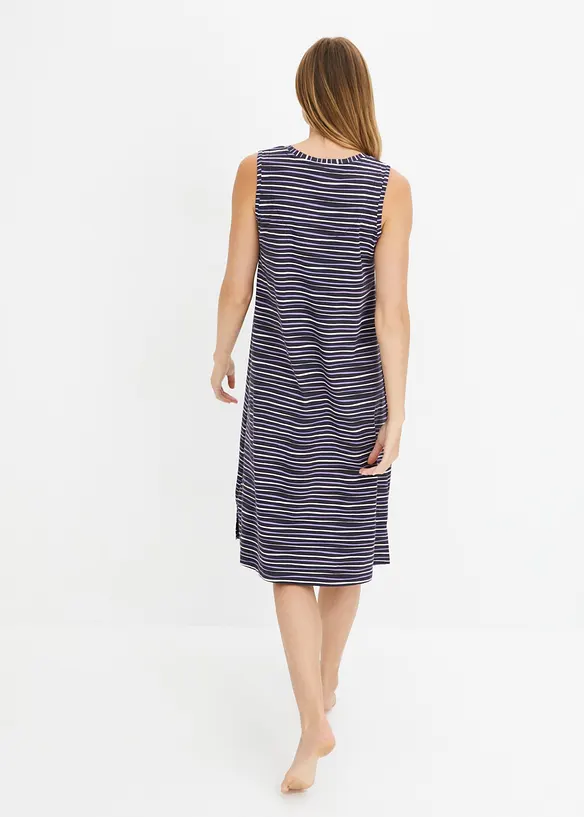 Camicia da notte corta in puro cotone (pacco da 2), bonprix