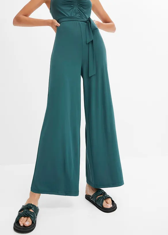 Tuta elegante in jersey con arricciatura, bonprix