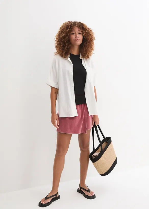 Gonna pantalone in puro cotone biologico, bonprix