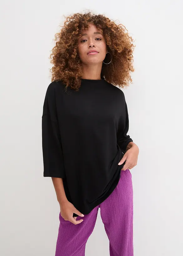 Felpa oversize leggera, bonprix