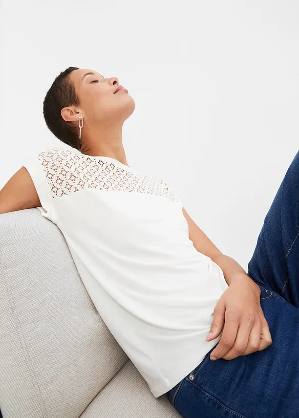 Maglia in misto viscosa, bonprix