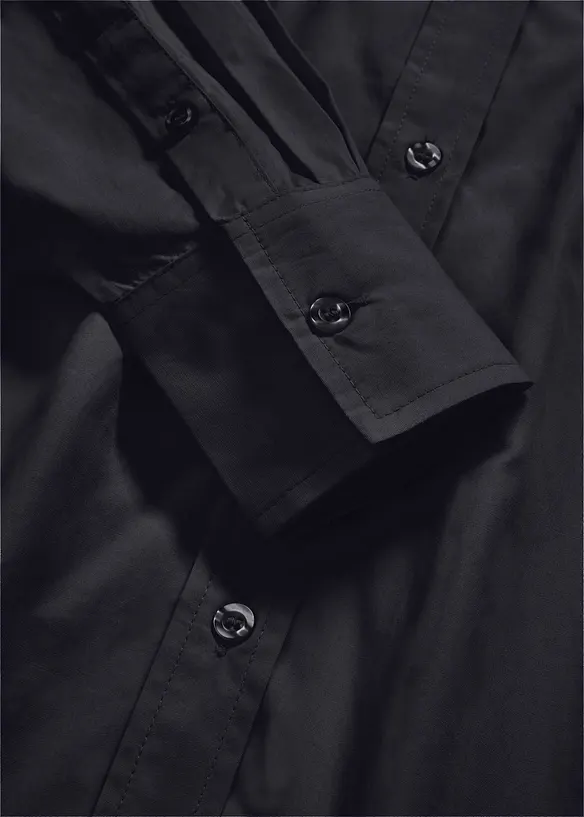 Camicia oversize con bottoni in puro cotone, bonprix