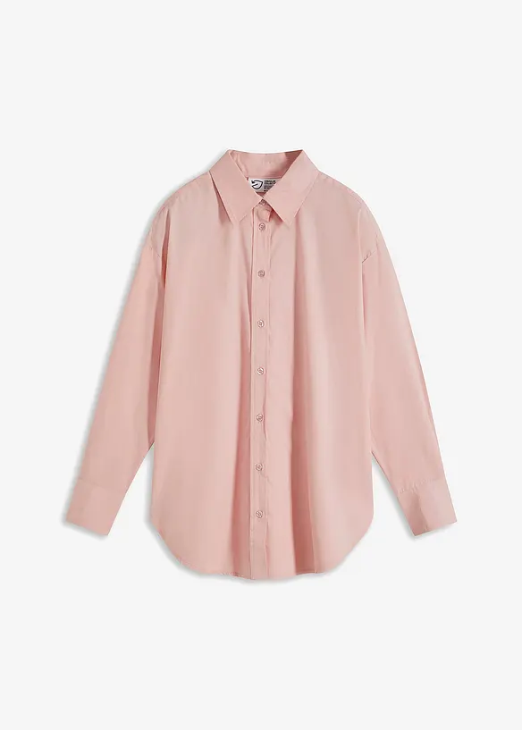 Camicia oversize con bottoni in puro cotone, bonprix