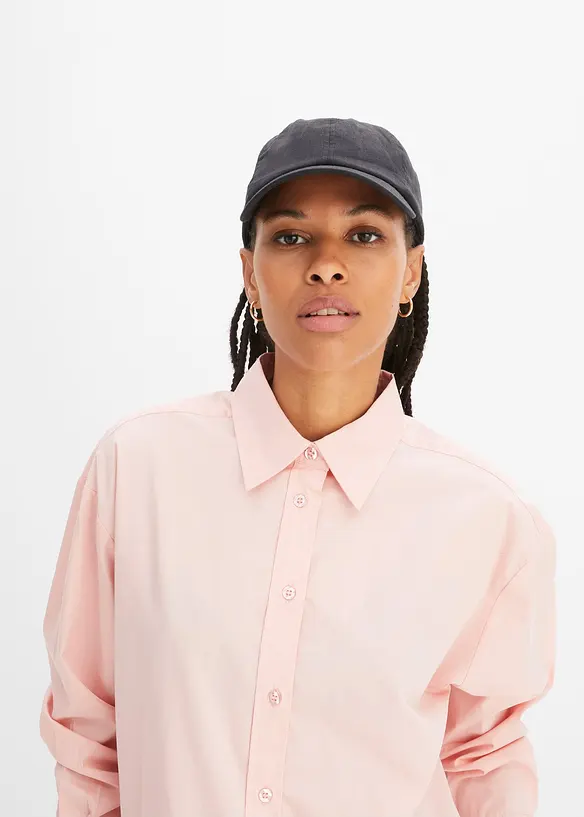 Camicia oversize con bottoni in puro cotone, bonprix