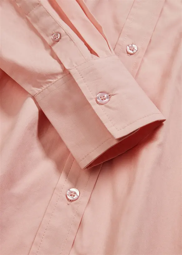 Camicia oversize con bottoni in puro cotone, bonprix