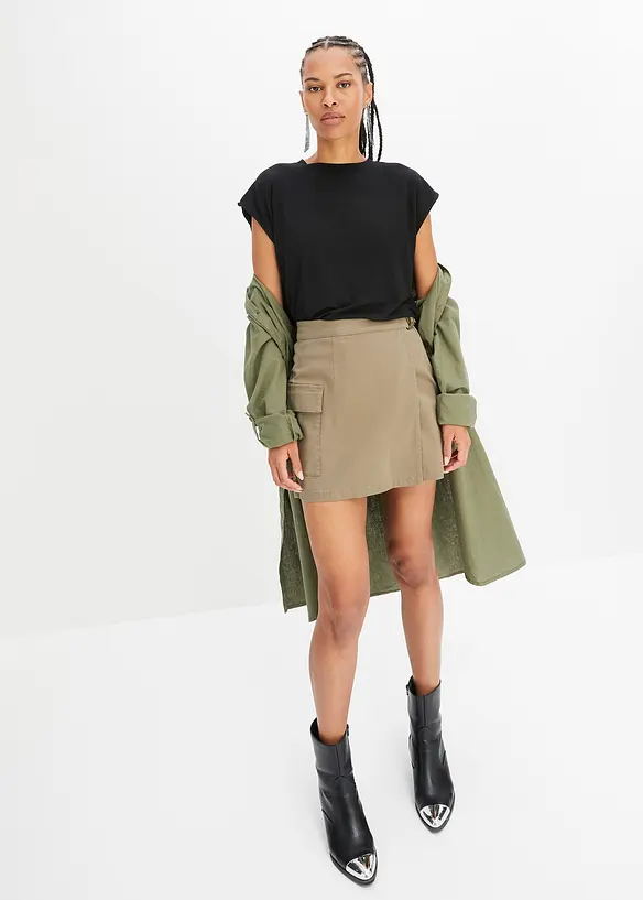 T-shirt con viscosa morbida, bonprix