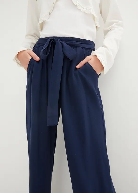 Pantaloni a palazzo in viscosa morbida, bonprix