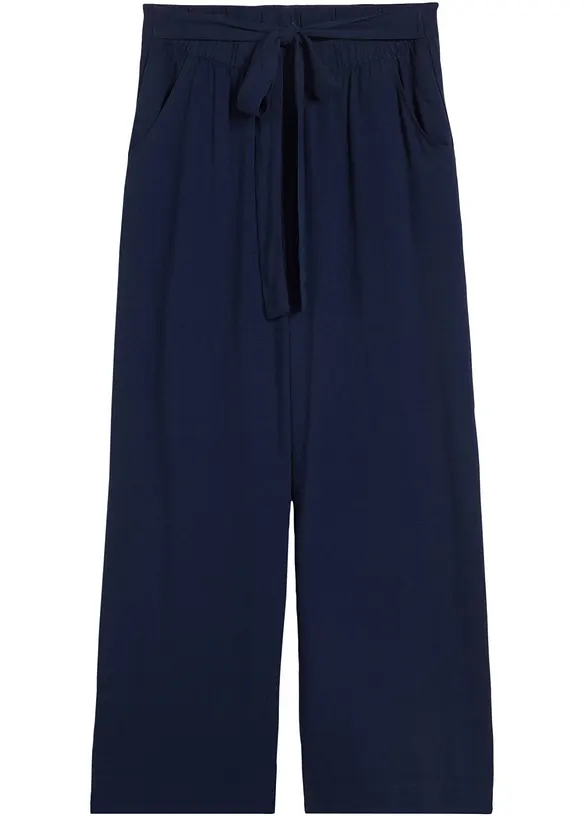 Pantaloni a palazzo in viscosa morbida, bonprix