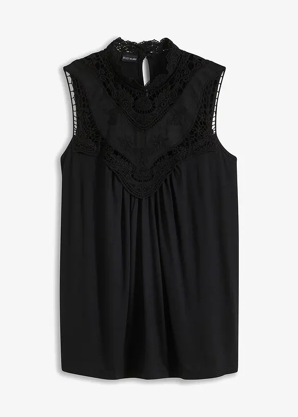 Top con pizzo, bonprix