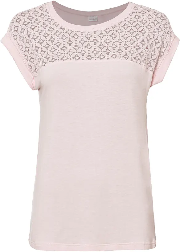 Maglia con pizzo, bonprix