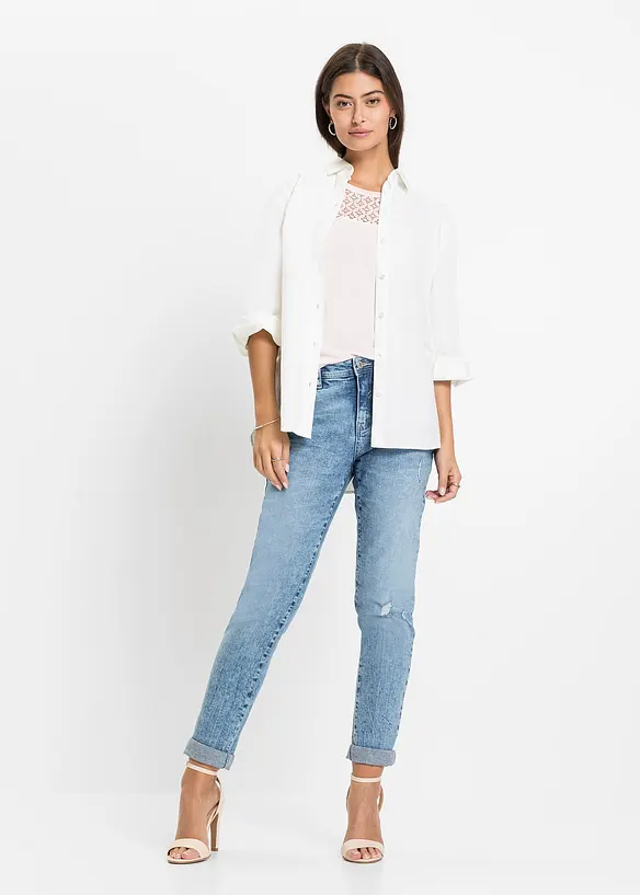 Maglia con pizzo, bonprix