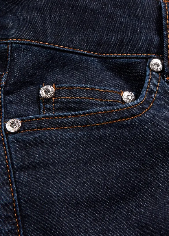 Jeans skinny elasticizzati, vita media, bonprix
