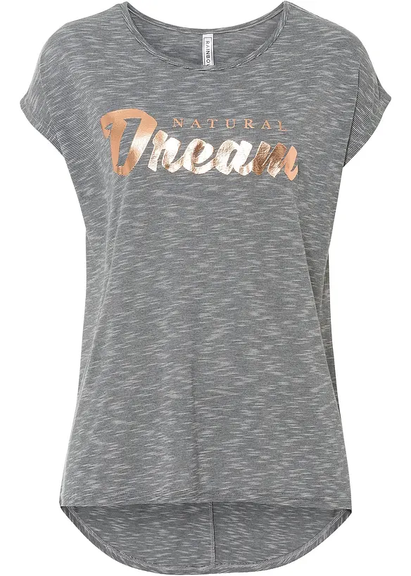 Maglia lunga in misto viscosa, bonprix