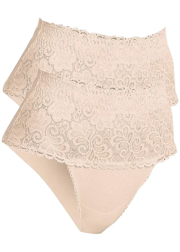 Slip con effetto modellante forte (pacco da 2), bonprix