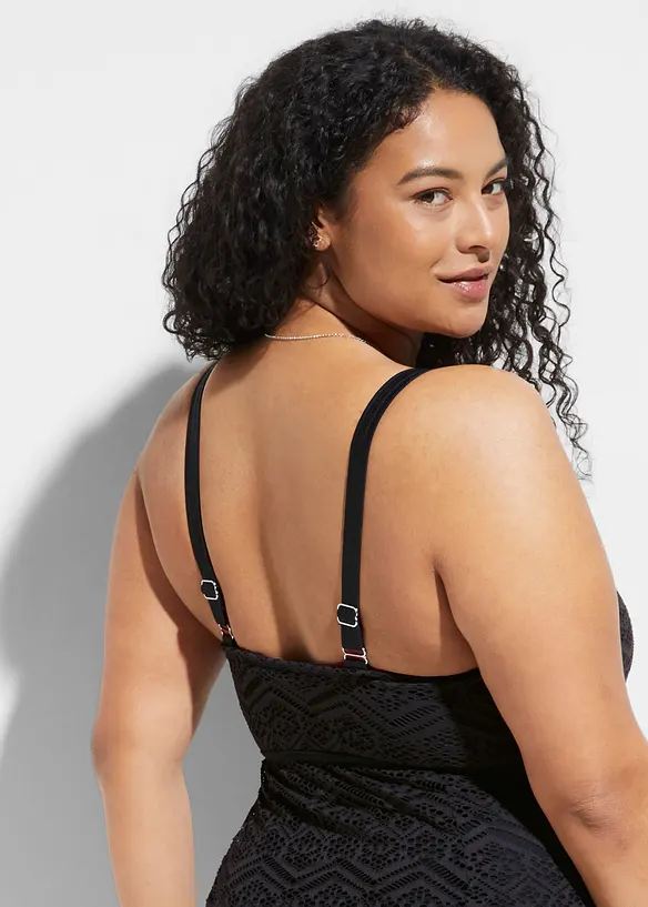 Abito da bagno con pizzo, bonprix