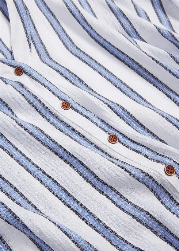 Camicetta crinkle in viscosa fluente, bonprix