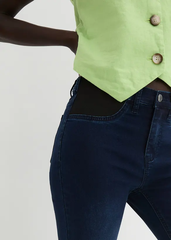 Jeans skinny elasticizzati, a vita media, bonprix