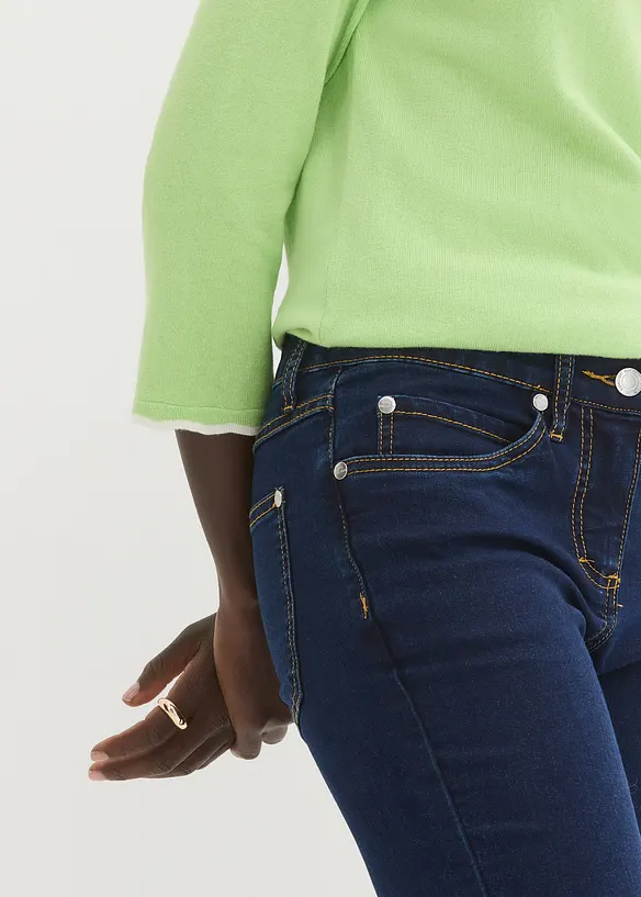 Jeans super stretch slim fit, vita media, bonprix