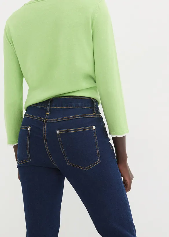 Jeans super stretch slim fit, vita media, bonprix