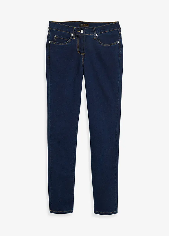 Jeans super stretch slim fit, vita media, bonprix
