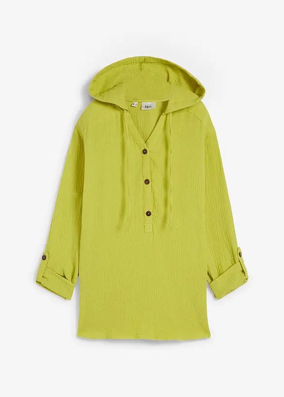 Blusa in mussola di puro cotone, bonprix