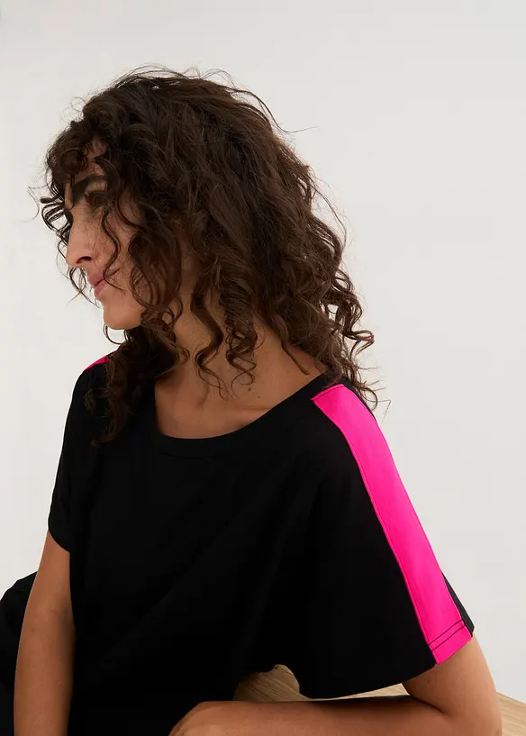 T-shirt con righe neon, bonprix