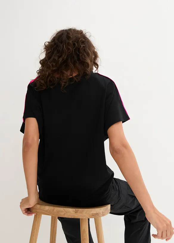 T-shirt con righe neon, bonprix