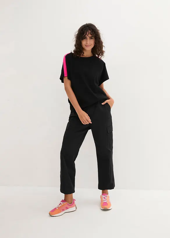 T-shirt con righe neon, bonprix