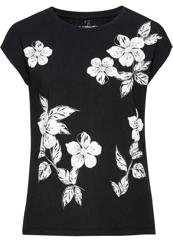Maglia in fantasia floreale, bonprix