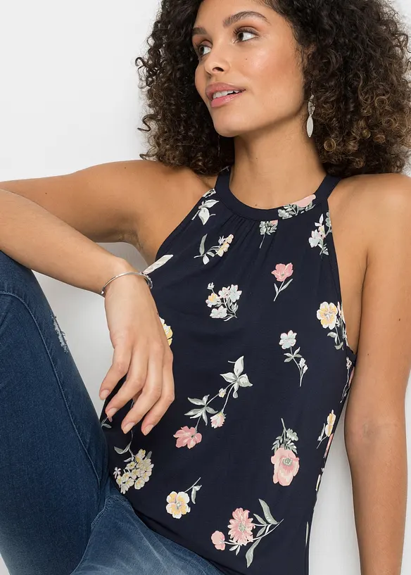 Top in misto viscosa, bonprix