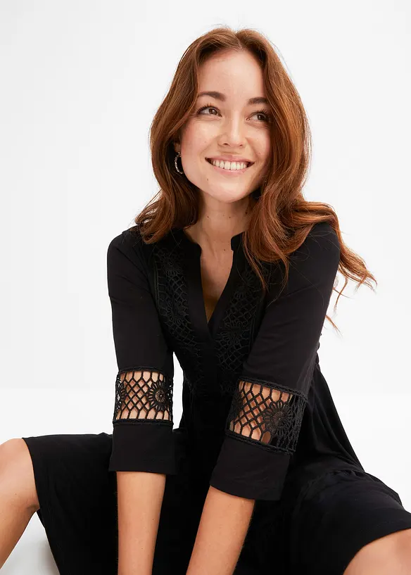 Abito tunica in viscosa morbida, bonprix