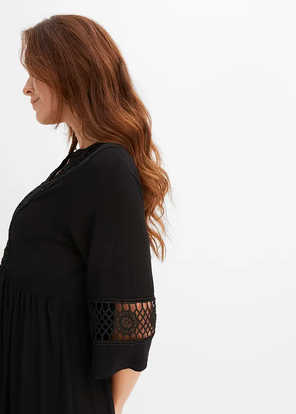 Abito tunica in viscosa morbida, bonprix