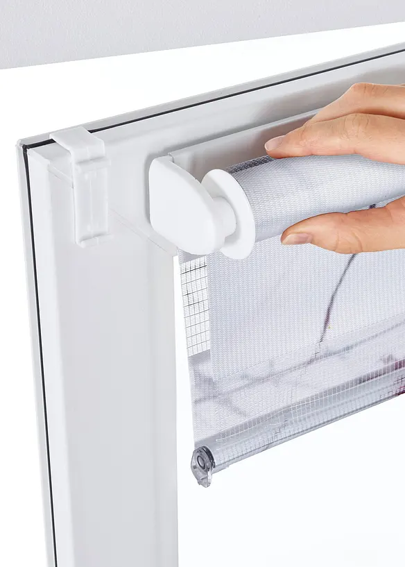 Tenda a rullo doppia con fiori, bonprix