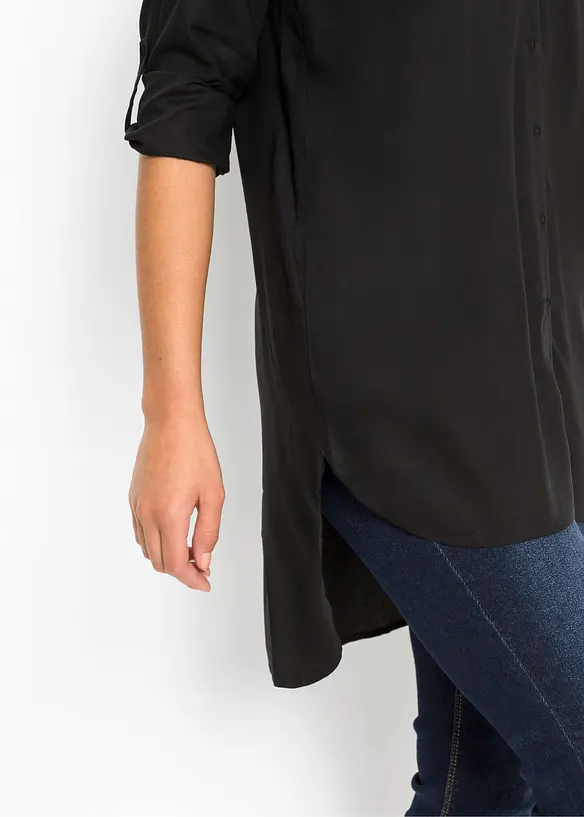 Camicia in misto cotone e viscosa, bonprix