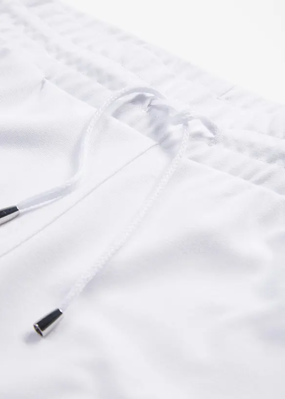 Pantaloni con elastico in vita in misto viscosa, bonprix