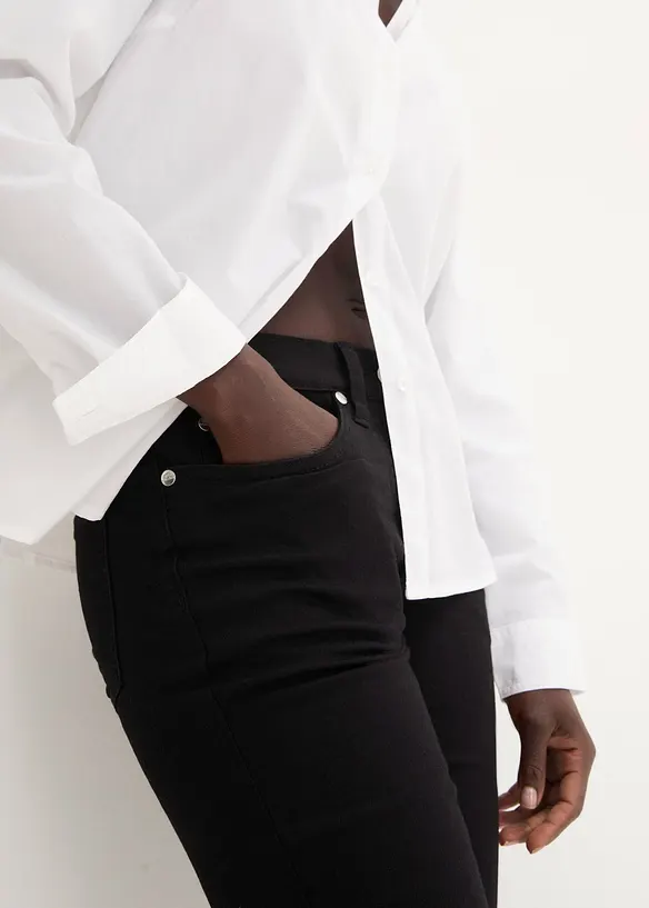 Jeans super stretch slim fit, vita media, bonprix