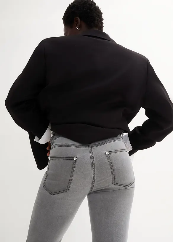 Jeans super stretch slim fit, vita media, bonprix