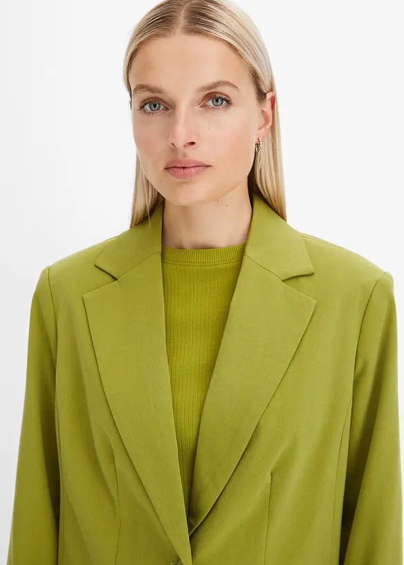 Blazer lungo in misto viscosa, bonprix