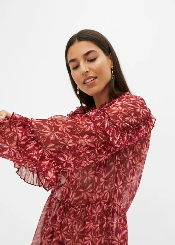 Blusa in chiffon, bonprix