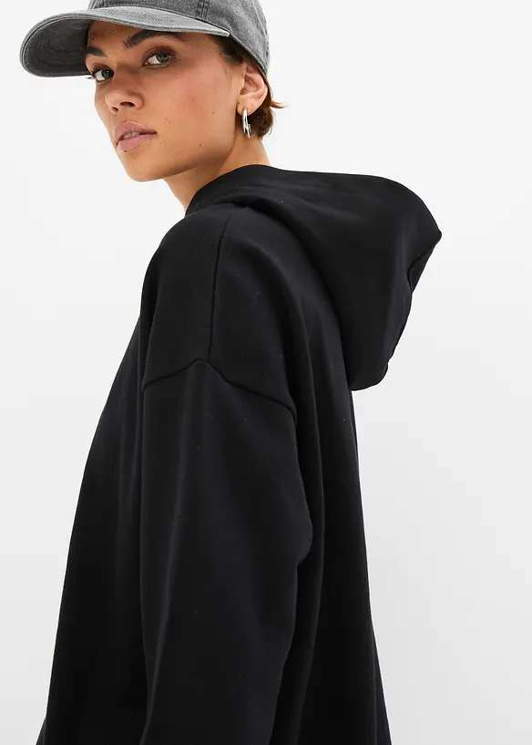 Felpa con cappuccio in puro cotone, bonprix