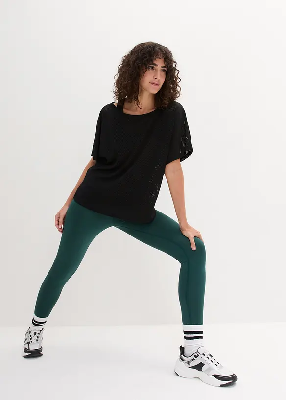 Top per sport con maglia in mesh (set 2 pezzi), bonprix