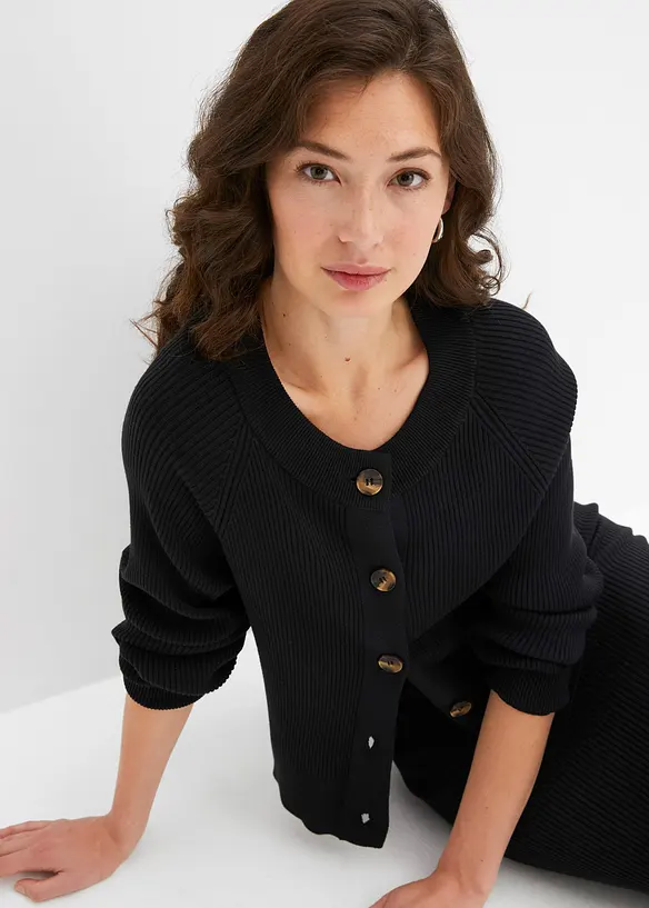 Cardigan a coste, bonprix