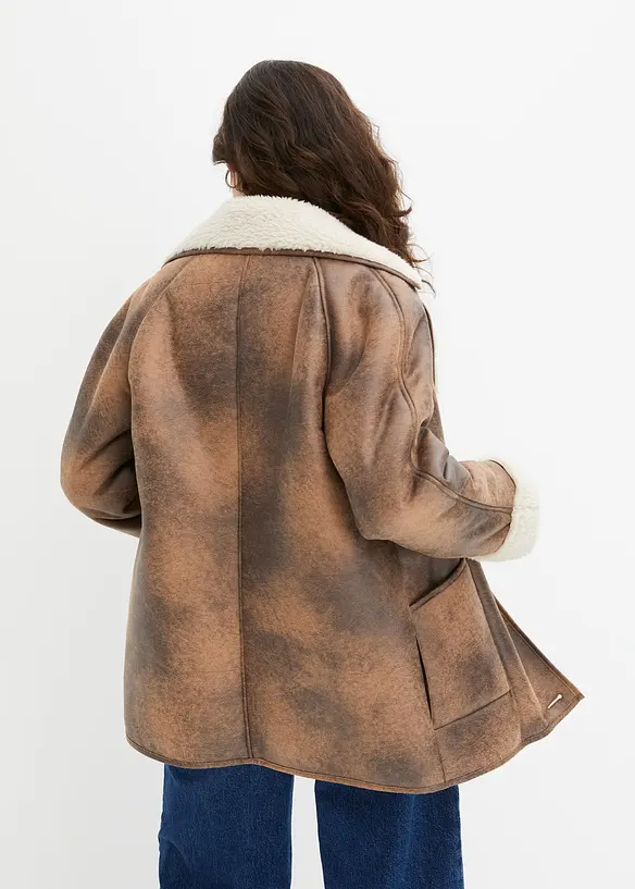 Giacca di montone sintetico, bonprix