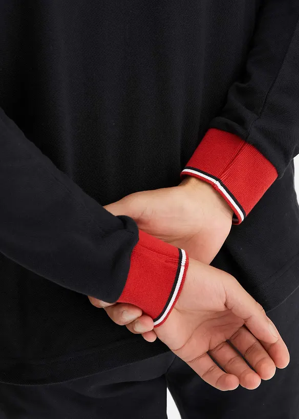 Polo a maniche lunghe, bonprix
