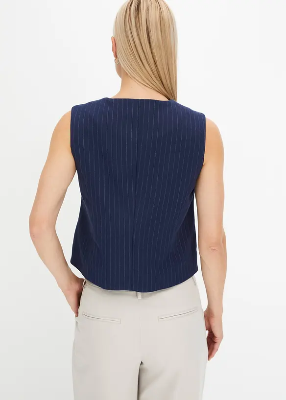 Gilet elegante in misto viscosa, bonprix